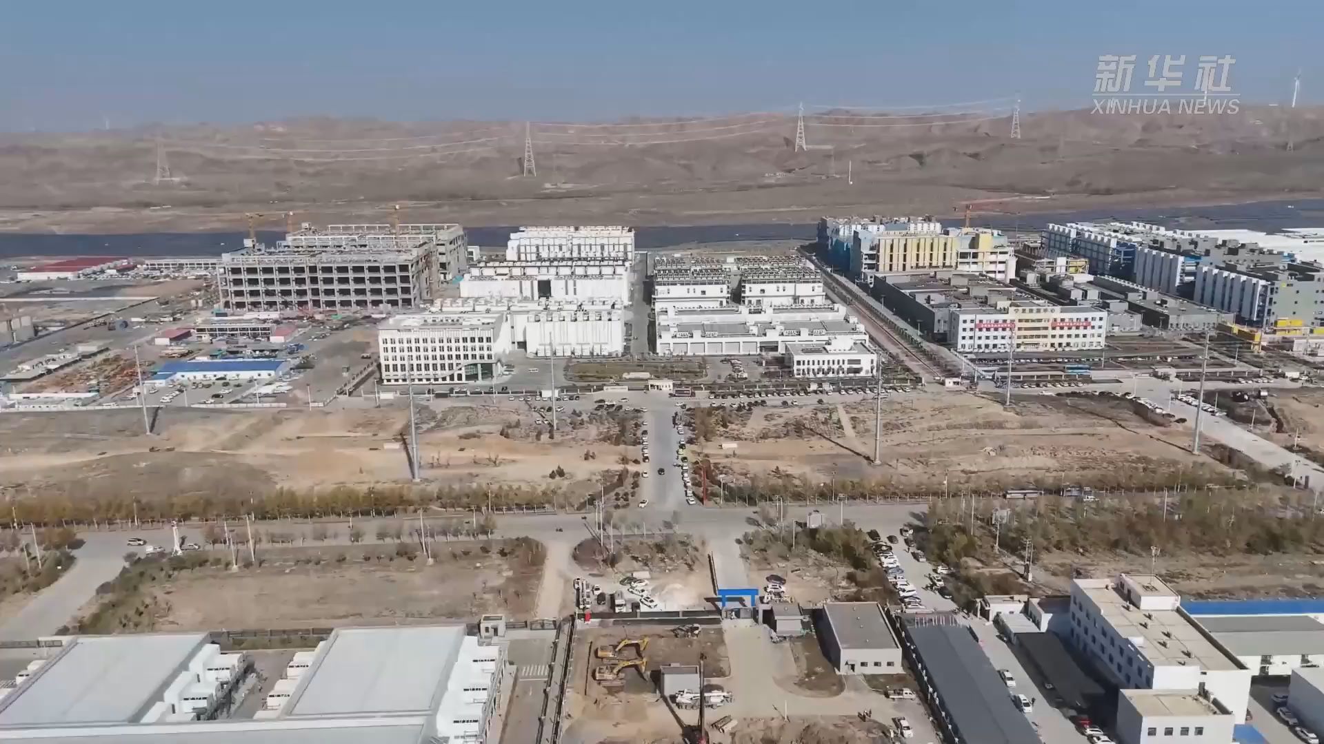 宁夏中卫：冬季不停工 跑出“加速度”