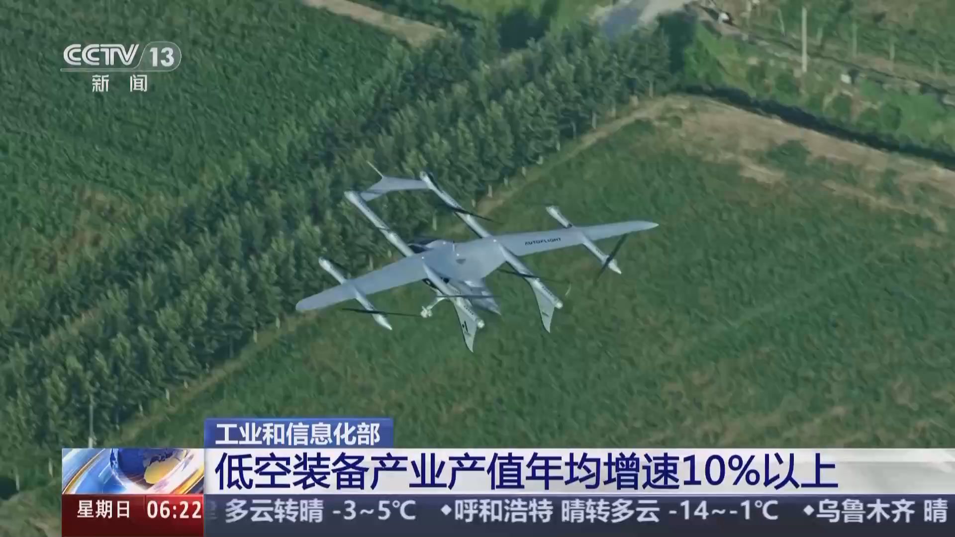 视频丨“十四五”期间 我国低空装备产业产值年均增速10%以上